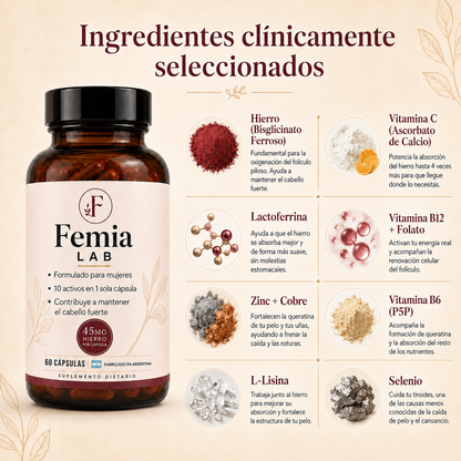 FEMIA LAB | Menos pelo en el cepillo, más energía en tu día