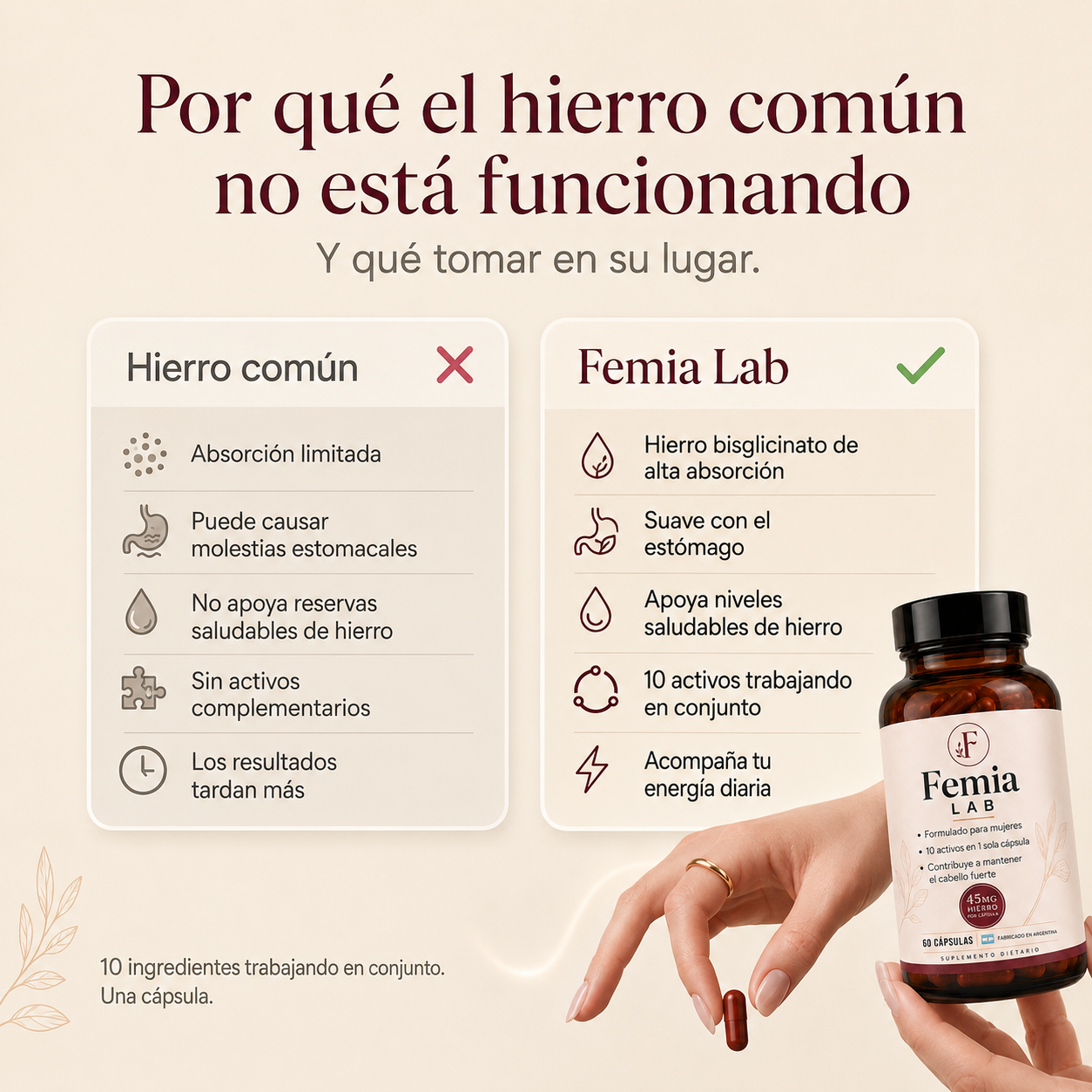 FEMIA LAB | Menos pelo en el cepillo, más energía en tu día