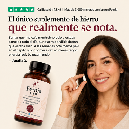 FEMIA LAB | Menos pelo en el cepillo, más energía en tu día